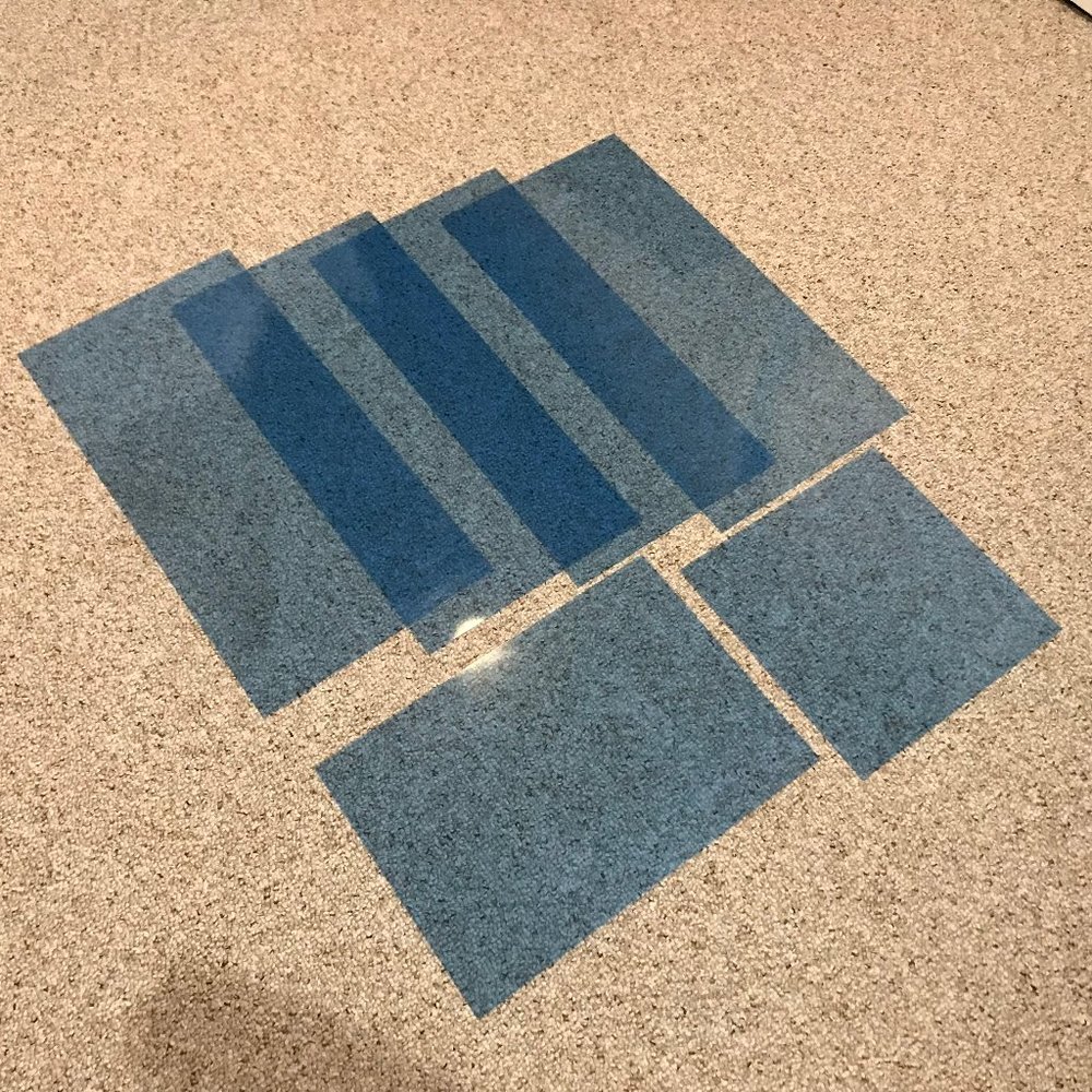 Blue Mylar Blank Stencil Sheets 7.5 Mil
